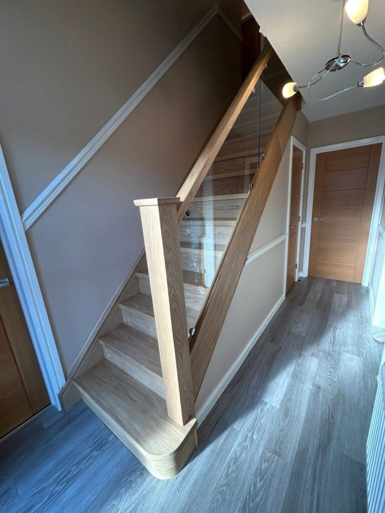 Oak staircase in Port Talbot